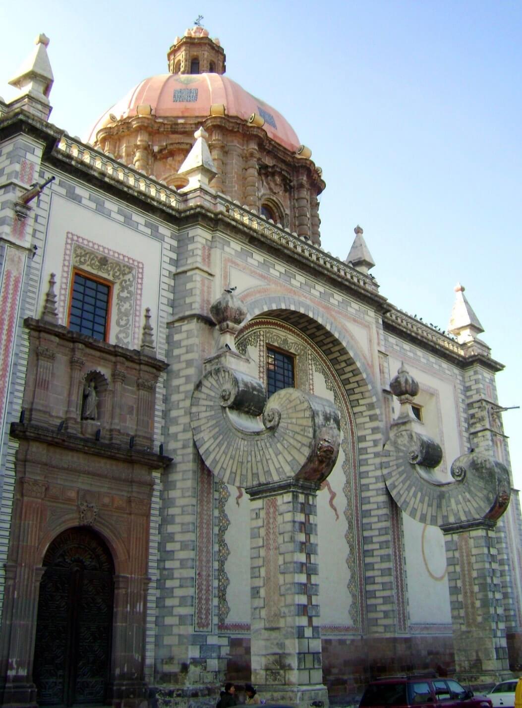 The temple and convent of Santa Rosa de Viterbo